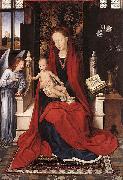 Virgin Enthroned with Child and Angel